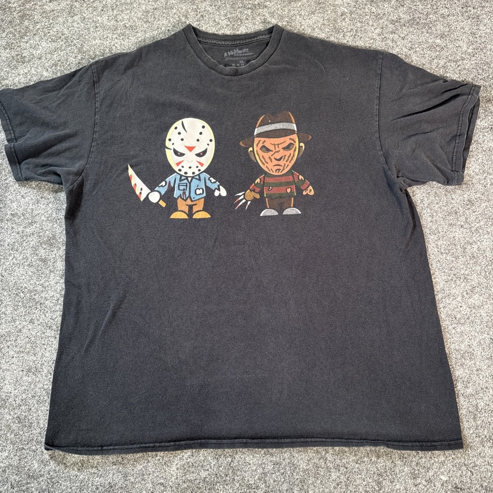 A Nightmare on Elm Street Men's XL Freddy Krueger Jason Halloween T Shirt
